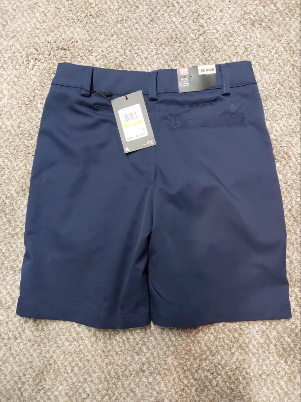 Under Armour Youth Navy Dress Shorts